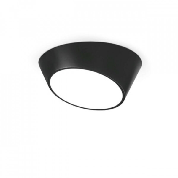 Plafoniera LED Eye, Max 26W, negru, lumina calda, Kelektron - Img 1
