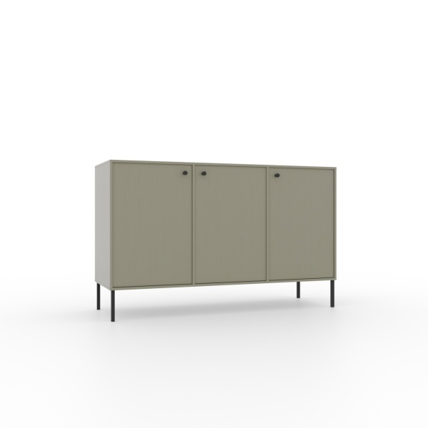 Comodă cu trei usi, 124x41x74cm, Tili System, ADRK Furniture