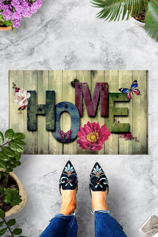 Covoras de intrare 877CHL1172, 40x60 cm, PVC, multicolor