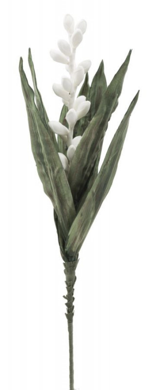 Floare artificiala din plastic si metal, ø 23 cm, Bianco Mauro Ferreti