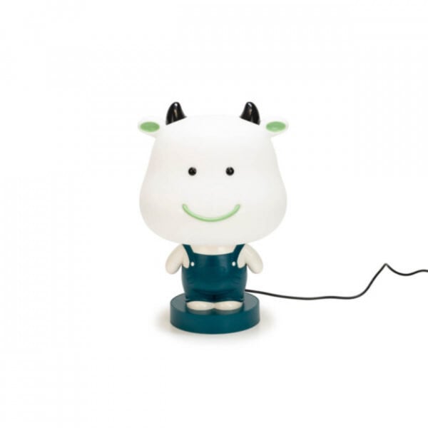 Lampa de veghe pentru copii Cute Pet Cow 1, 1x E14 / 7W / 12V, verde, Kelektron