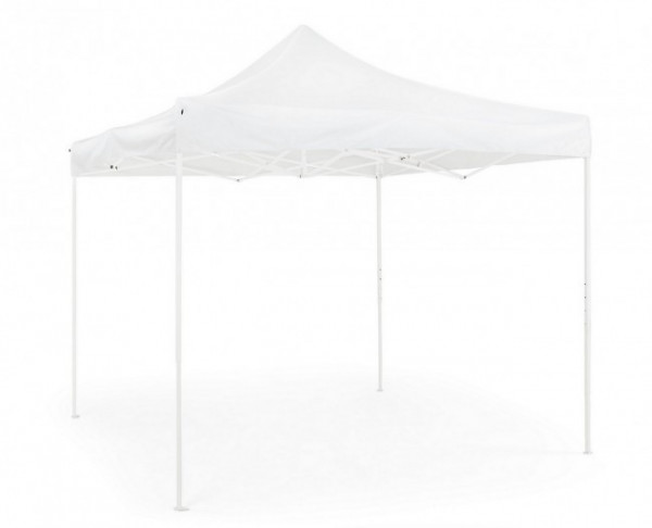Pavilion pentru gradina alb din stofa si metal, 291x291 cm, Pandora Bizzotto - Img 1