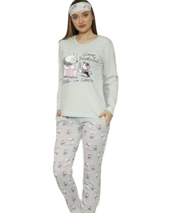 Pijama Dama, Bumbac cu Lycra, PF-03