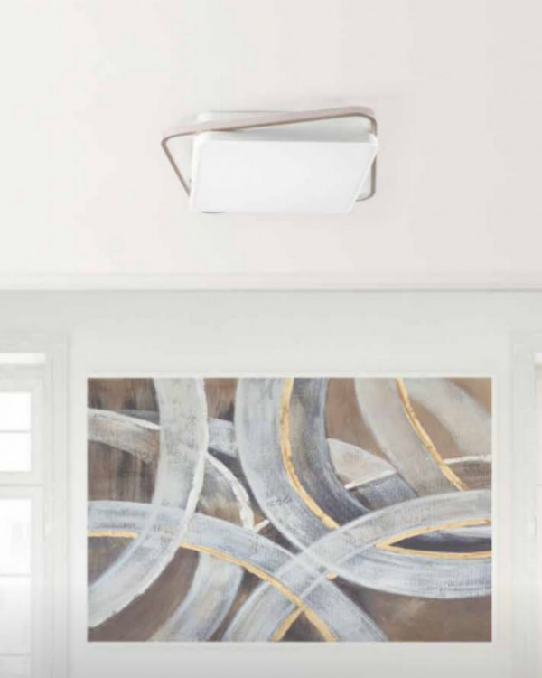 Plafoniera LED 90W, Alb, Base, Kelektron