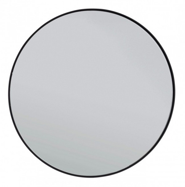 Set 2 oglinzi cu rama neagra - fumurie, Ø 70, Planet