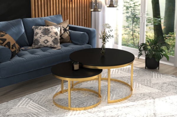 Set masuta de cafea, OKIN, ADRK Furniture