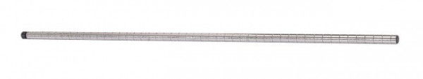 Suport vertical pentru rafturi depozitare modulare crom din metal, 120 cm, Lux Bizzotto