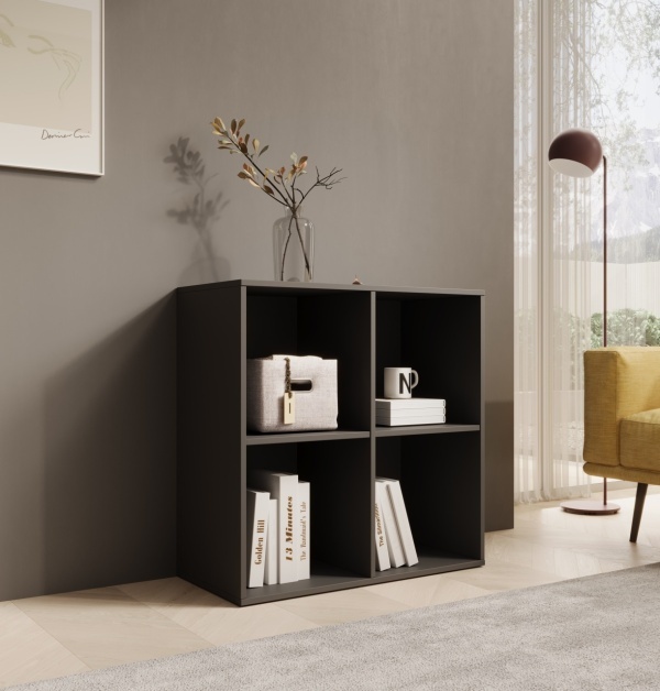 Bibliotecă, 80x80 cm, Lenti, ADRK Furniture