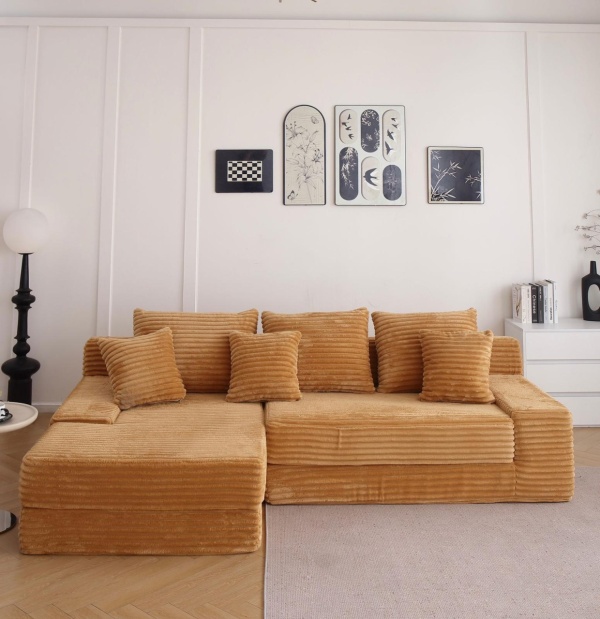 Canapea Colțar Memory Foam HD Soft Lounge | Design Modern & Confort Premium | 5 Culori Disponibile | AlmaCasa