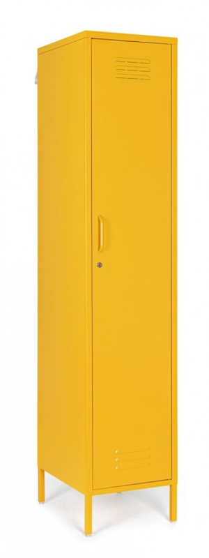 Dulap cu o usa, galben, 46x38x185 cm, Cambridge, Yes - Img 1