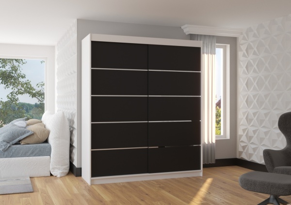 Dulap cu usi glisante 180x215 cm, Spectra, ADRK Furniture