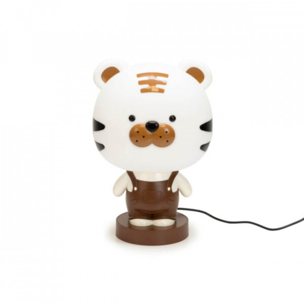 Lampa de veghe pentru copii Cute Pet Tiger 3, 1x E14 / 7W / 12V, maro, Kelektron