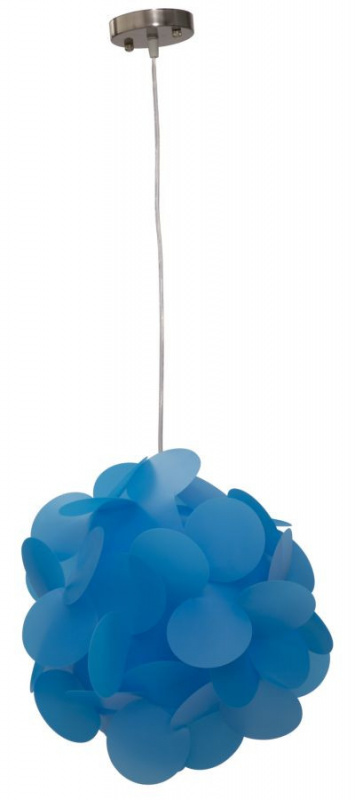 Pendul albastru din plastic, ø 33 x h33 cm, Ball Mauro Ferreti - Img 1