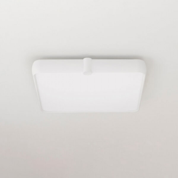Plafoniera LED Baza, alb, dimabil, cu telecomanda, lumina calda / neutra / rece, Max 40W, Kelektron
