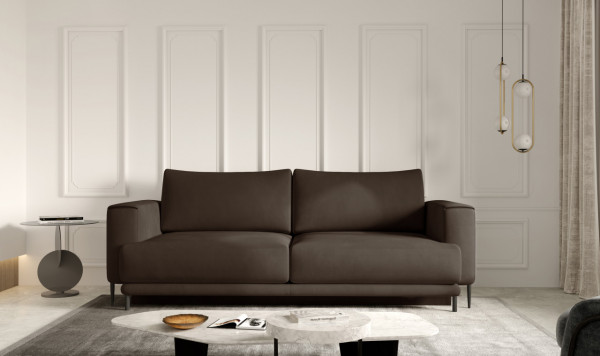 Canapea tapitata, extensibila, cu spatiu pentru depozitare, 260x90x95 cm, Dalia 02, Eltap