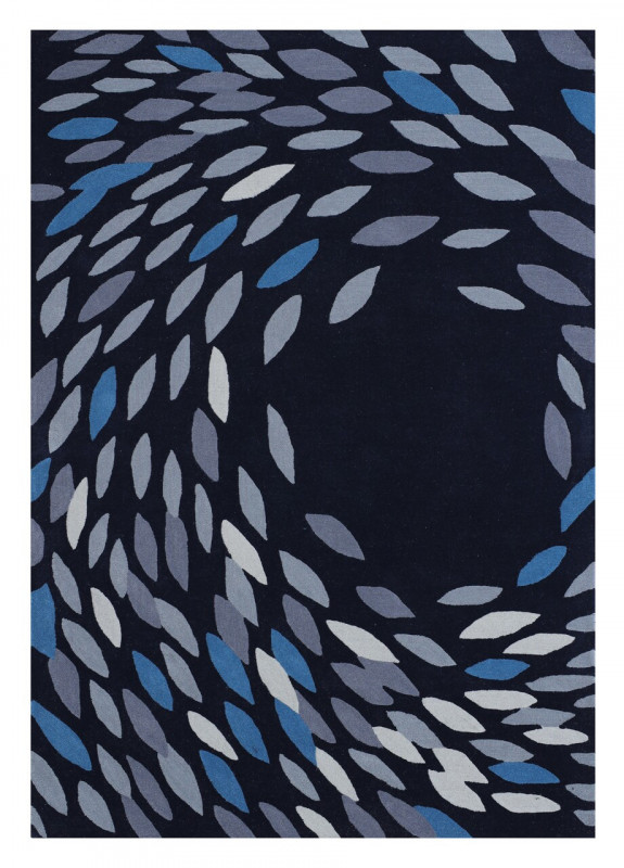 Covor Hurricane Bedora, 120x170 cm, 100% lana, multicolor, finisat manual - Img 1