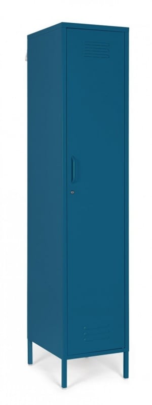 Dulap cu o usa, albastru, 46x38x185 cm, Cambridge, Yes