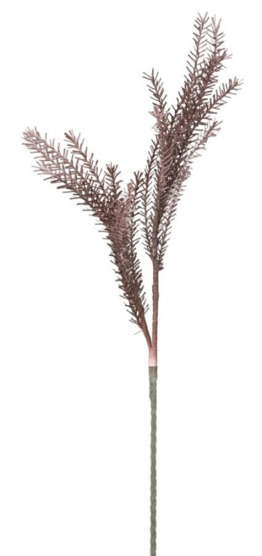 Floare artificiala rosie din plastic si metal, ø 35 x h93 cm, Bulrush Mauro Ferreti - Img 1