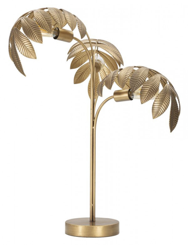 Lampa aurie din metal, Soclu E27 Max 40W, ∅ 57 cm, Leaf Mauro Ferretti