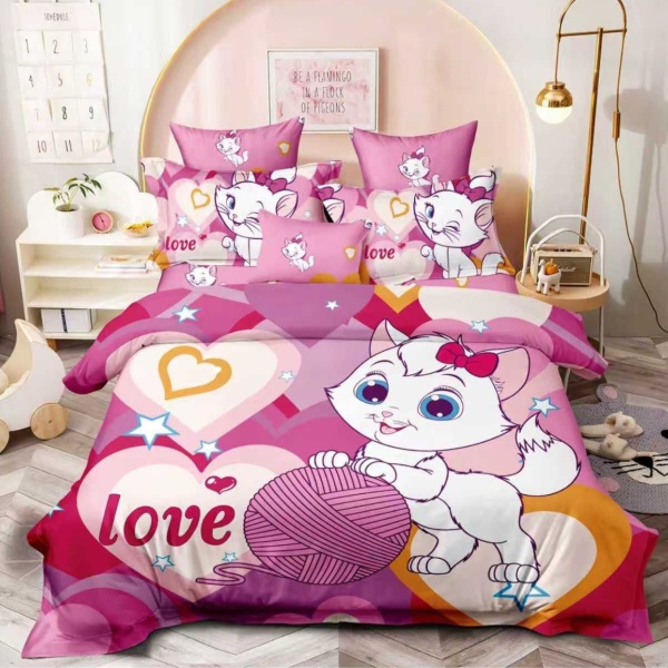 Lenjerie Finet 3D 6 Piese | Model Kitty Love Roz | Pat Dublu | Johnny Home Pucioasa