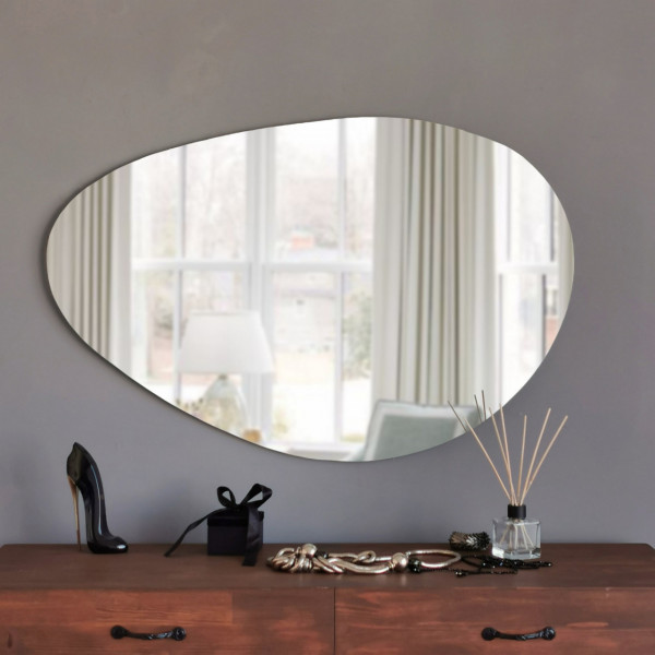 Oglinda decorativa, MDF, alb, 552NOS2215