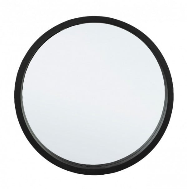 Oglindă rotunda cu rama neagra, Ø 52, Tiziano Yes