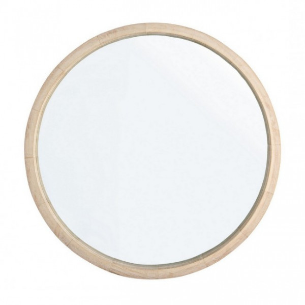 Oglinda rotunda din lemn de Paulownia, ∅ 52 cm, Tiziano Rett Bizzotto
