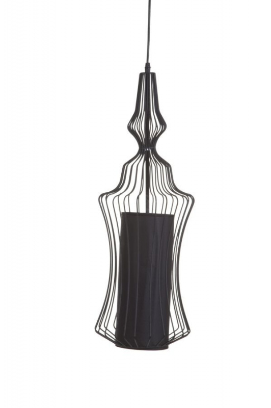Pendul negru din metal, ø 22 x h60 cm, Iron Mauro Ferreti