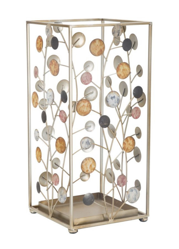 Suport umbrele multicolor din metal, 22x22x48,5 cm, Bixy Mauro Ferretti - Img 1