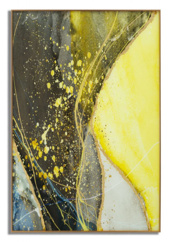 Decoratiune de perete multicolora din metal si sticla, 80x3,5x120 cm, Ghosts Mauro Ferretti