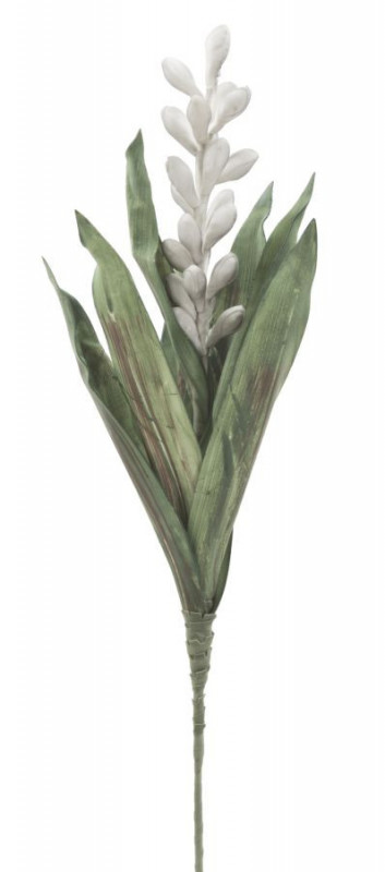Floare artificiala din plastic si metal, ø 23 cm, Grigio Mauro Ferreti - Img 1