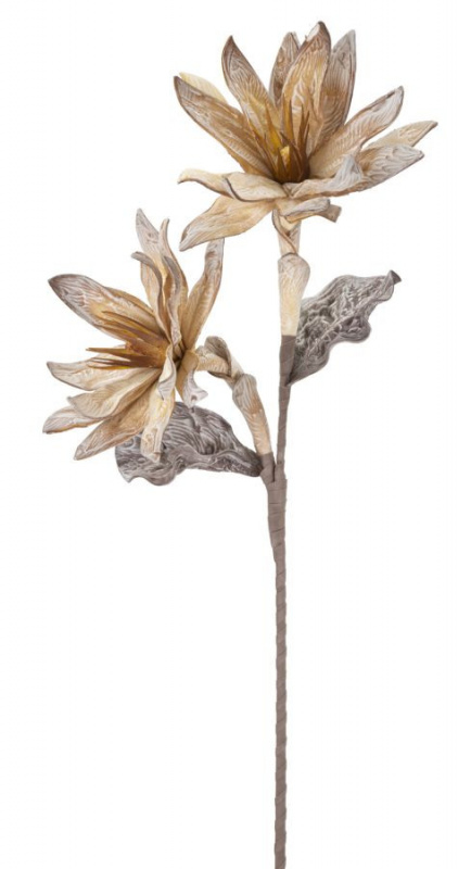 Floare artificiala din plastic si metal, ø 28 x H88 cm, Glsang A Mauro Ferreti - Img 1