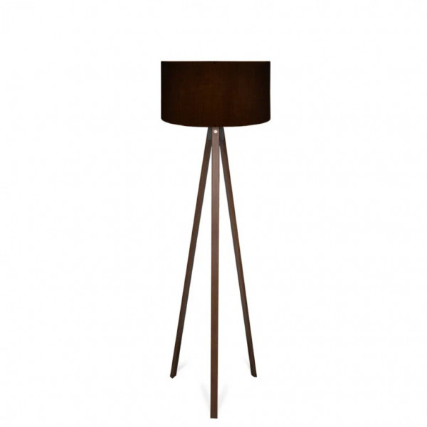 Lampadar 780SGN2598, lemn / PVC, maro / negru