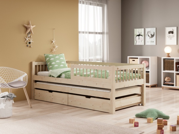 Pat pentru copii, fara saltea, Orio, ADRK Furniture