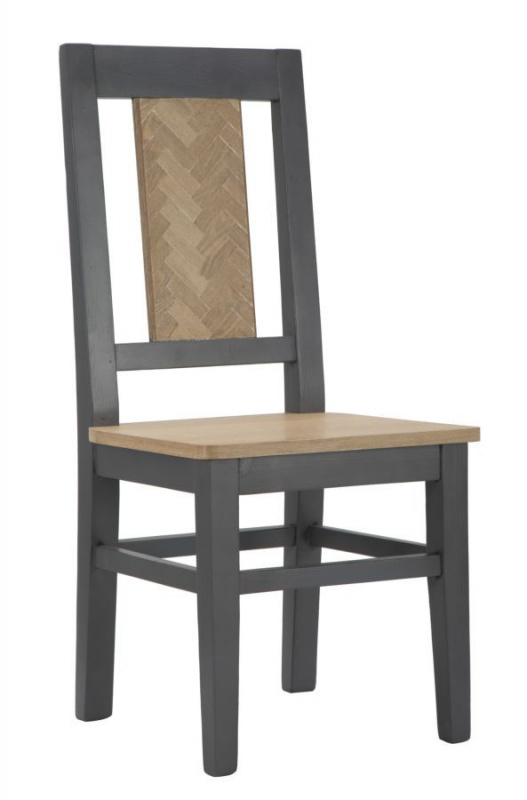 Set 2 scaune dining din MDF si lemn de brad, 44 x 44 x 96 cm, Male Mauro Ferreti - Img 1