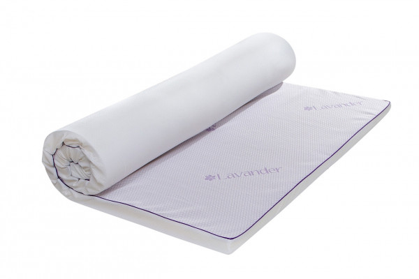 Topper saltea Green Future, Lavanda Therapy Memory 7 zone de confort 90x200 cm, 5 cm - Img 1