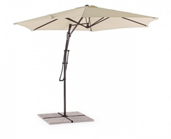 Umbrela suspendata, crem, diam. 300 cm, Sorrento, Yes