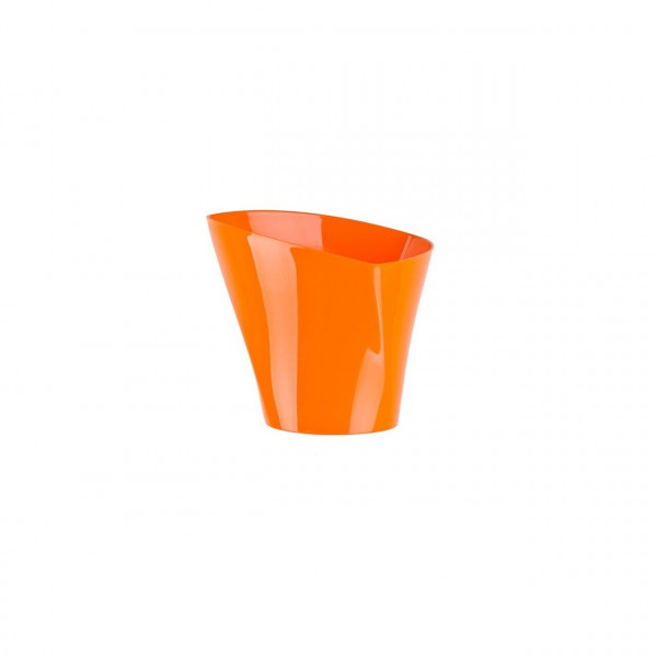 Ghiveci Twister 17 cm, plastic, portocaliu