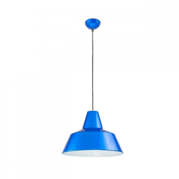 Lampa suspendata Umbrella 6, albastru, Soclu E27, Max 60W, Kelektron