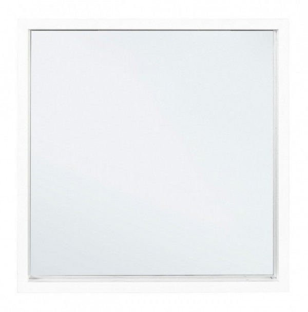 Oglindă patrata cu rama alba, 52x52, Tiziano Yes