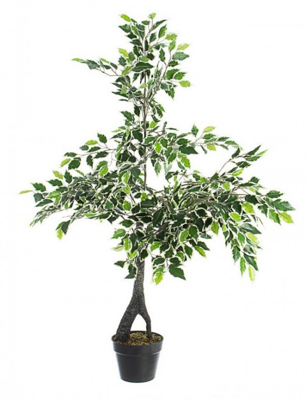 Planta artificiala decorativa cu ghiveci, 120 cm, Ficus-2 Bizzotto