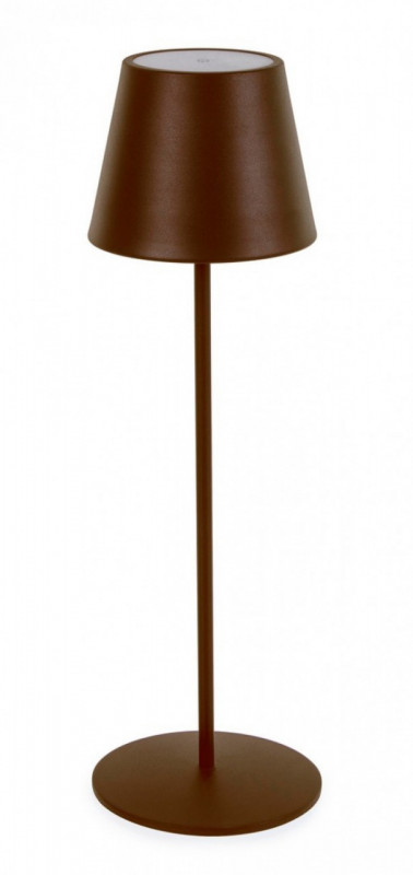 Veioza LED, maro, inaltime 38 cm, Etna, Bizzotto - Img 1