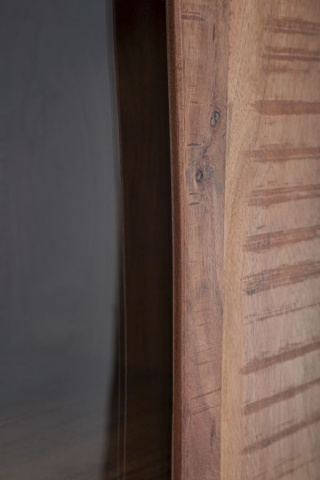 Biblioteca maro din metal si lemn de acacia, 100 x 40 x 185 cm, Yellowstone Mauro Ferreti - Img 4