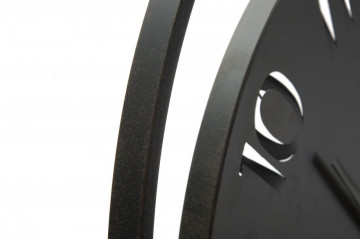 Ceas decorativ negru din metal, ∅ 60 cm, Circle Mauro Ferretti - Img 4