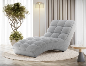 Chaise longue Loren – Alb - Img 6