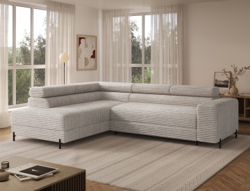 Colțar Colesio extensibil, 274x200x93 cm, orientare stânga – Modullo 01 – cadru suplimentar din prezentarea produsului