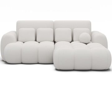 Colțar Covelion extensibil, 260x167x105 cm, orientare dreapta – Paolli 01