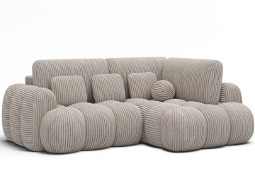 Colțar Cozion extensibil, 267x165x105 cm, orientare dreapta – Modullo 01 - Img 4