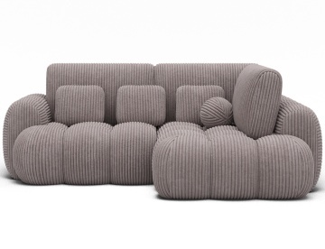 Colțar Cozion extensibil, 267x165x105 cm, orientare dreapta – Modullo 03