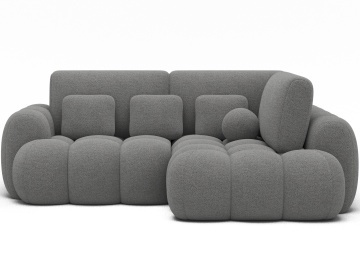 Colțar Cozion extensibil, 267x165x105 cm, orientare dreapta – Royal 04 - Img 2